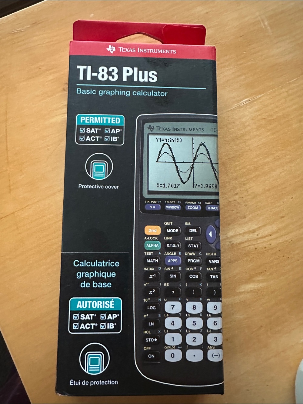 Texas Instruments TI-83 Plus Graphing Calculator NEW SEALED School Math